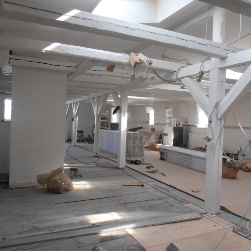 Nyt badeværelse på Sjælland som del af større byggeprojekt med loftsrenovering